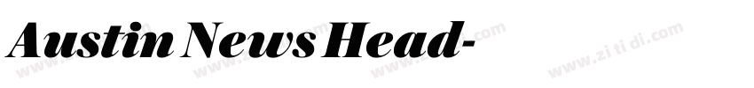 Austin News Head字体转换 Austin News Head字体转换
